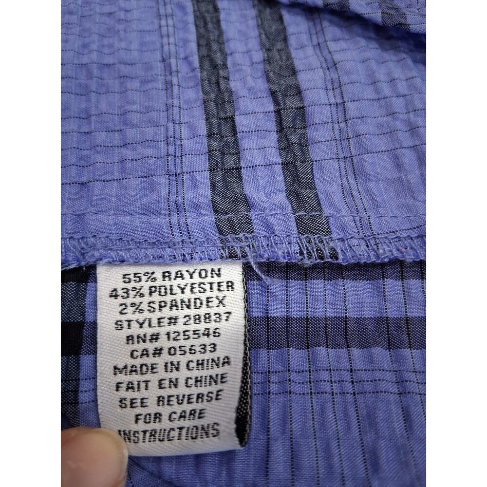 Habitat Purple Plaid Button-Front Shirt - Picture 9 of 11